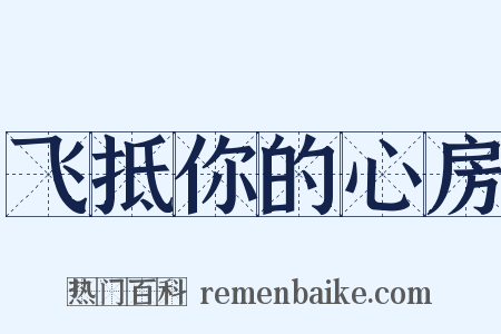 飞抵你的心房是什么意思的图片